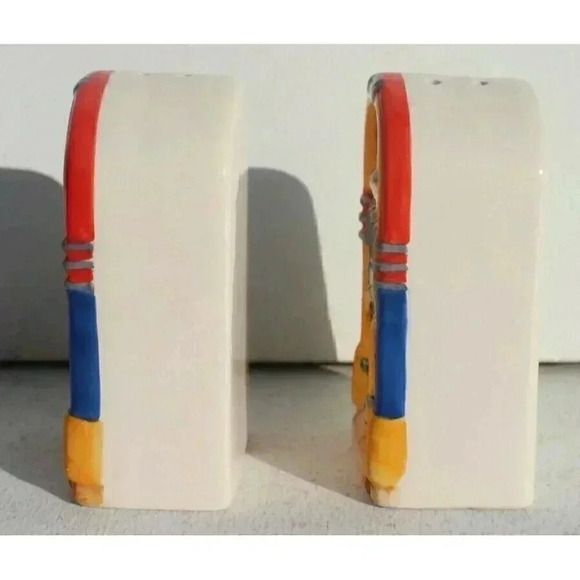 Vintage Jukebox Roc-kola Bubbler Kitchen SALT N PEPPER SHAKER Set - Picture 2 of 4